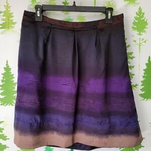 Massimo Black/Purple Indigo Skirt
